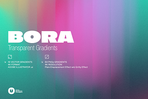 Bora Transparent Gradients