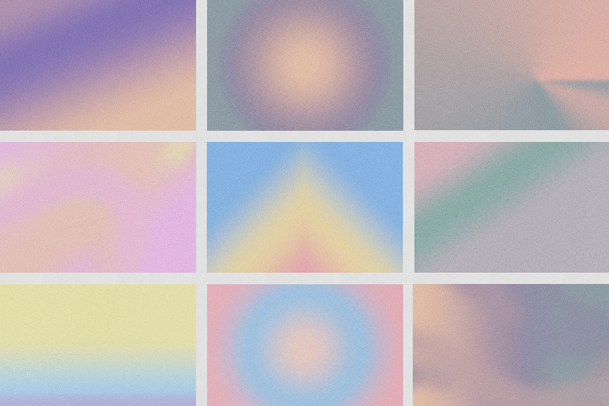 NOSTALGIA GRADIENT Textures & Shapes, a Texture Graphic by Oksana Trygub (Photo 6 of 16)