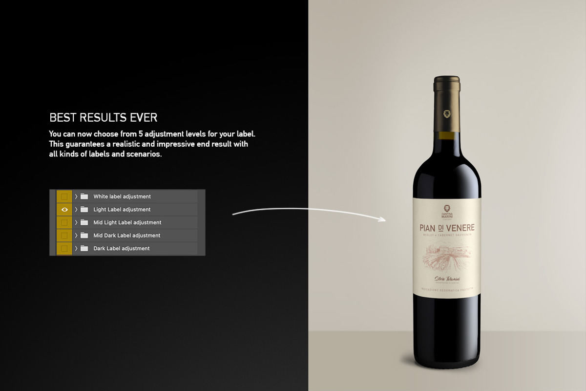 Premium Red Wine Mockup, a Product Mockup by ShinyPixel (Photo 2 of 4)