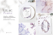 Lilac Purple Watercolor Flowers, an Illustration by May • SHO (Thumbnail 2 of 13)