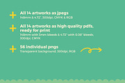 Joyful Greeting Cards - Vector & PSD, a Card Template by Carole Chevalier (Thumbnail 5 of 11)