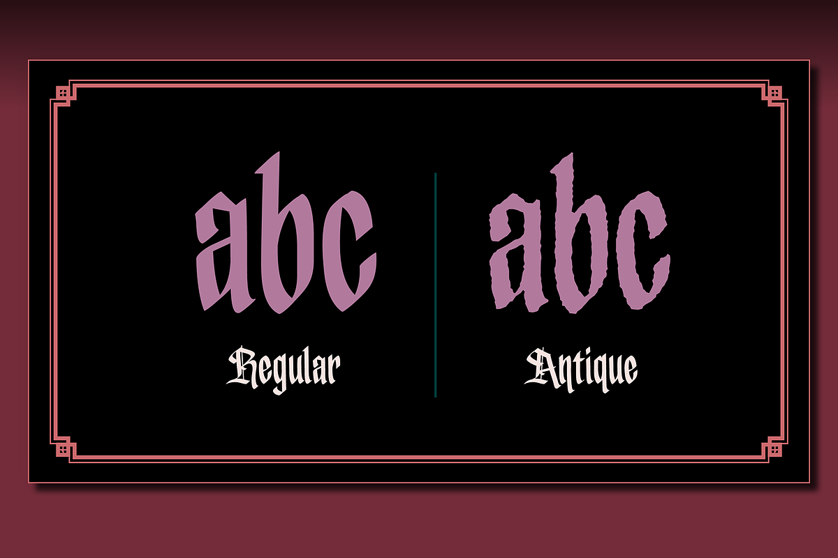 Hobgoblin - fantasy font, a Blackletter Font by SelfBuild Type (Photo 2 of 8)