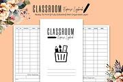 Classroom Expense Logbook, a Stationery Template by Hurairagraphics (Thumbnail 1 of 4)