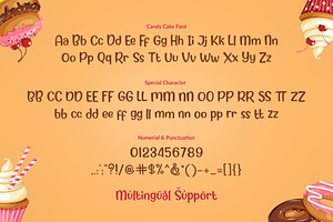 Candy Cake Sweet Font