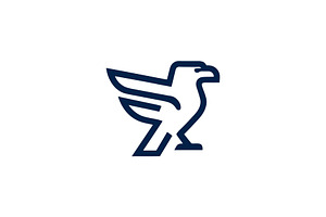 Eagle logo illustration, a Branding & Logo Template by Vectorium Studio