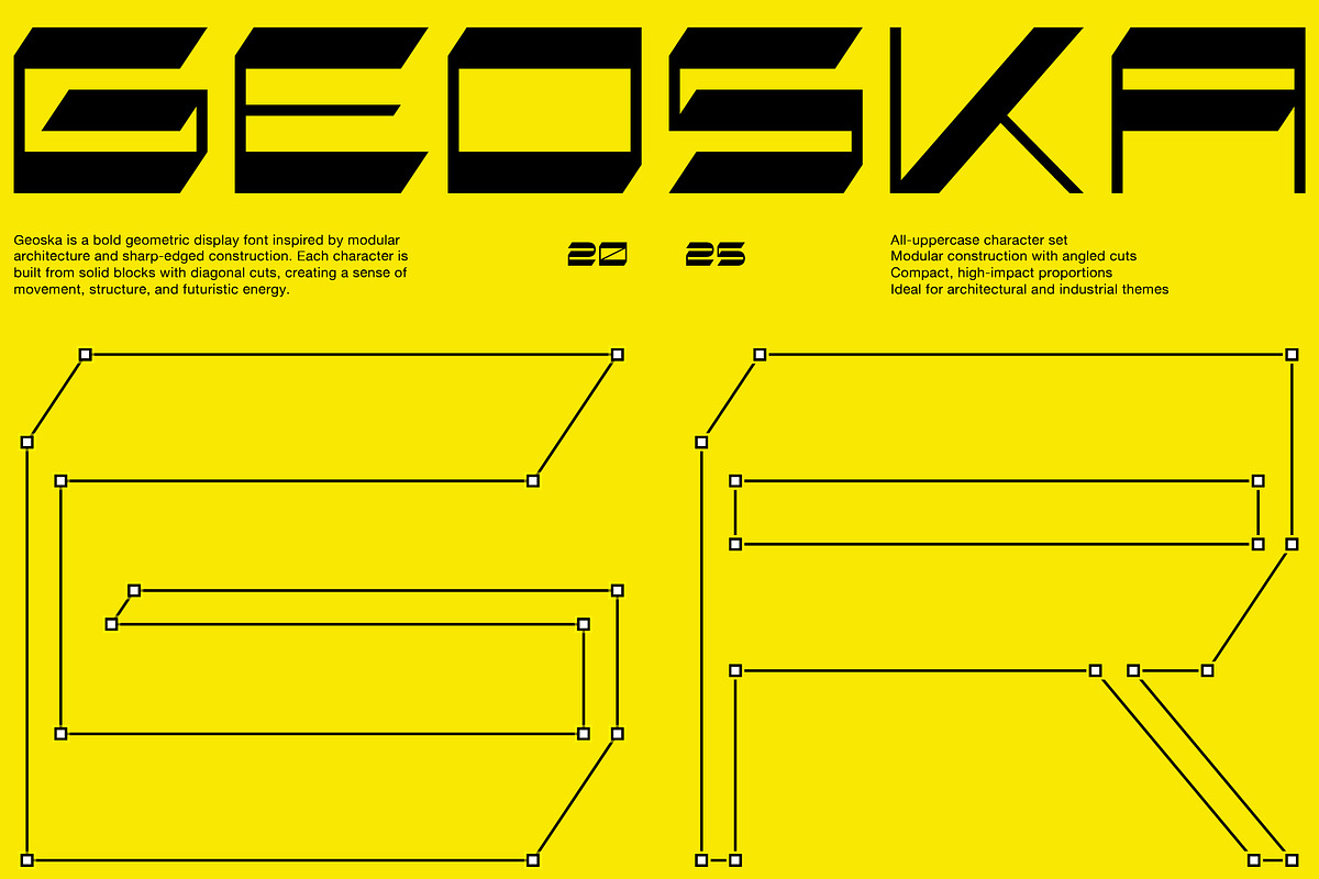 Geoska – Sci-fi Display Font, a Sans Serif Font by Invasi Studio (Photo 2 of 10)