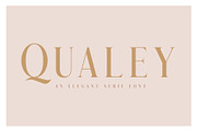 Qualey - Elegant Serif Font, a Serif Font by Craft Supply Co. (Thumbnail 1 of 11)