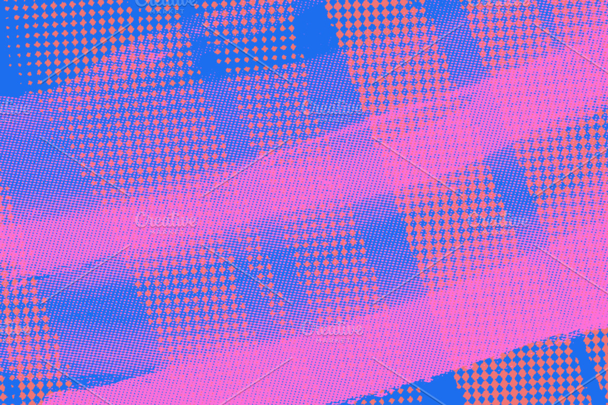 Halftone Paint Textures #2 preview 3