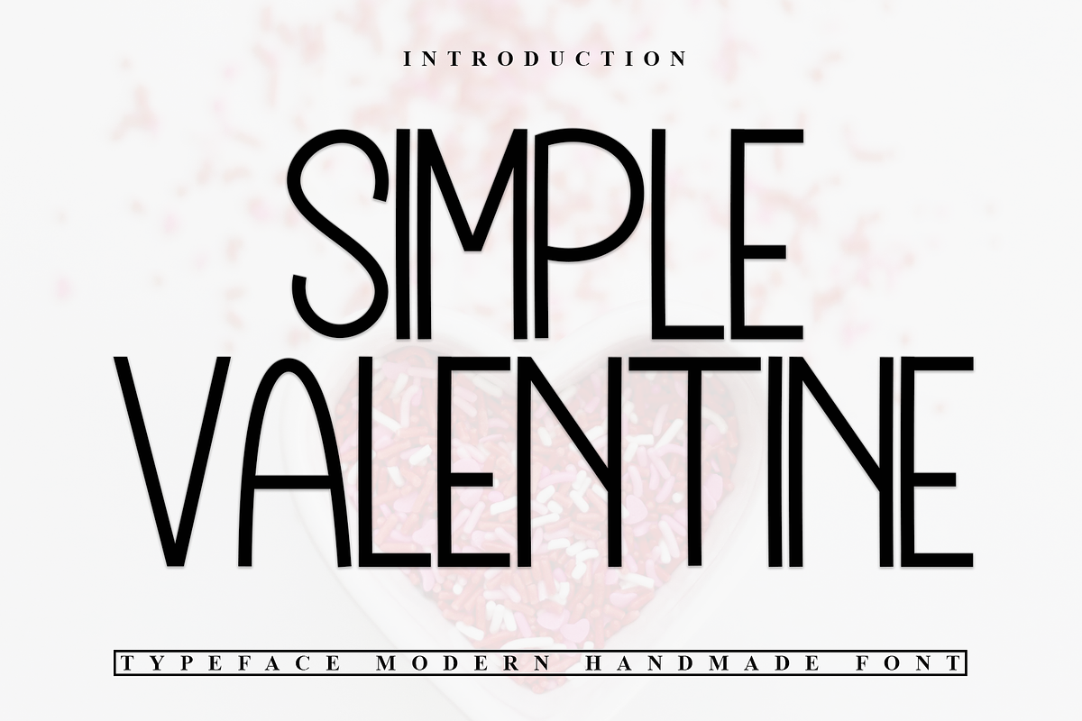 Simple Valentine, a Serif Font by InermediaSTUDIO (Photo 1 of 7)