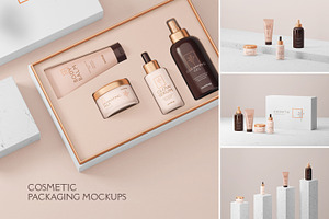 Cosmetic Packaging Mockups