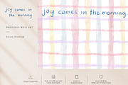 Joy Comes in the Morning l Printable, a Wallpaper Graphic by Joyscript (Thumbnail 2 of 3)
