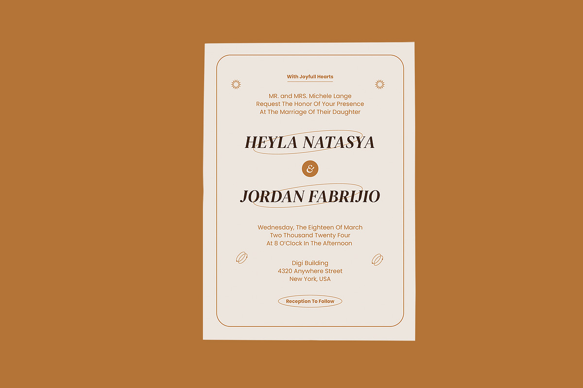 Wedding Invitation Template, an Invitation Template by Neermana (Photo 4 of 4)