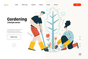 Lifestyle vector ills, color 2, a Templates & Theme by Grivina's shop (Thumbnail 3 of 18)