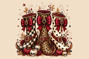 Retro Coquette Halloween Png Bundle, a Seasonal Illustration by Daisy Design (Thumbnail 3 of 7)