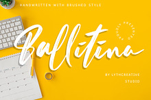 Ballitina Brushed Font