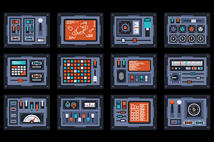 Control Panels Spaceship