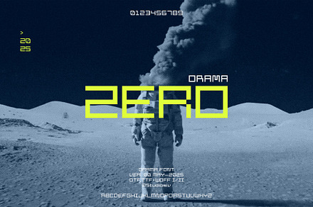 Zero Orama - Square Pixel Font