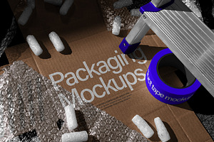 Post Packaging Mockups Kit