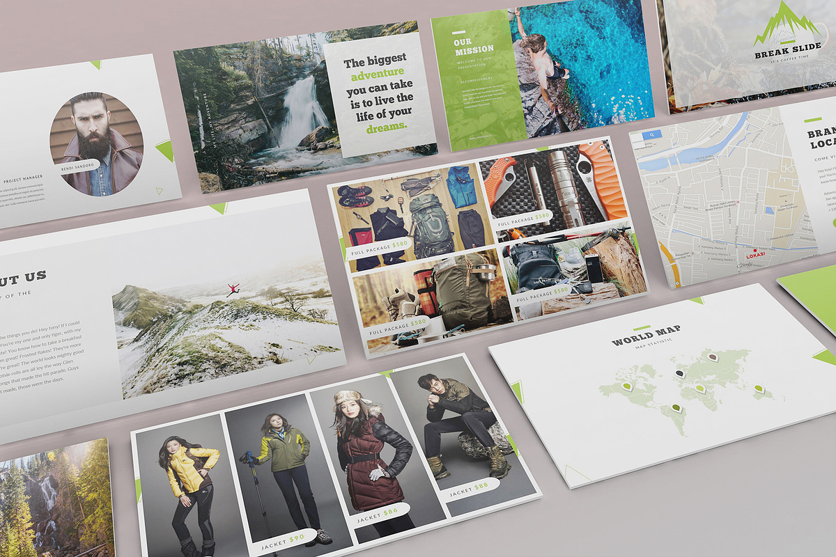 Adventure Shop Google Slide Template, a Presentation Template by Incools Stokie (Photo 10 of 11)