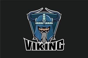 viking of helmet logo vector design, a Branding & Logo Template by zyxroun shop