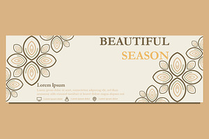 Abstract Floral Banner Template, a Marketing Template by sekitarief