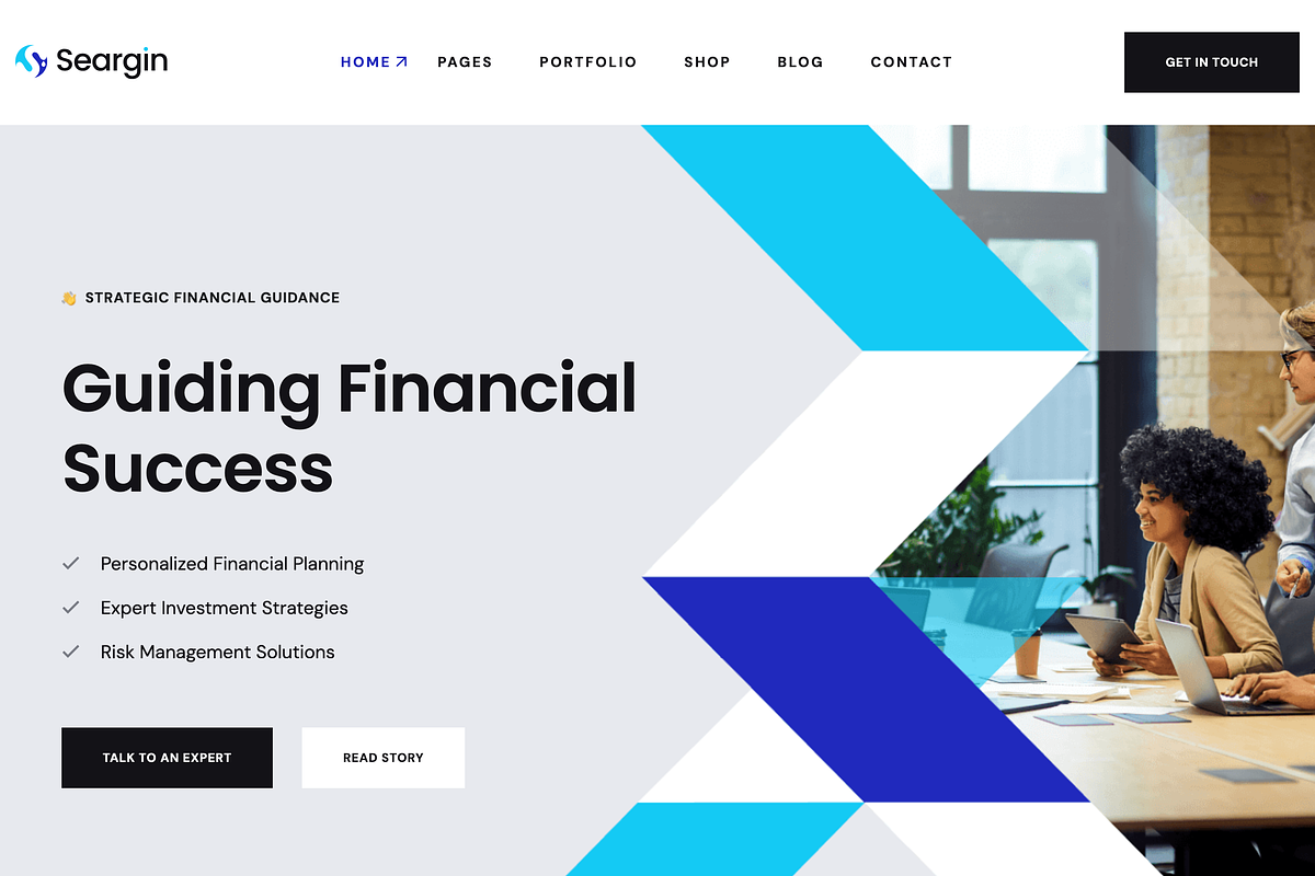 Business Consulting WP Theme, a WordPress Template by UInstrument (Photo 1 of 6)