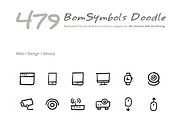 479 BomSymbol Doodle, an Icon by BomSymbols (Thumbnail 4 of 6)