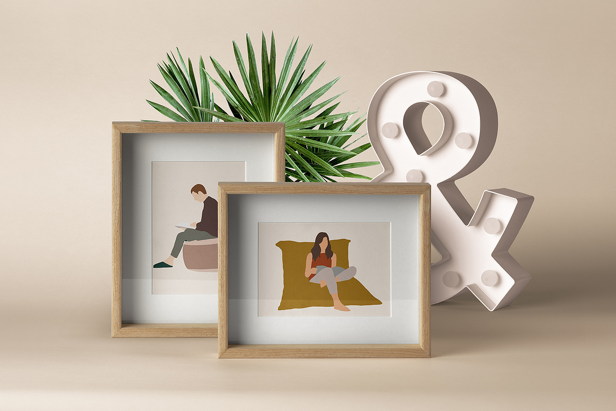 Reading & Resting People clipart, a Person Illustration by ApetekMarket (Photo 2 of 7)