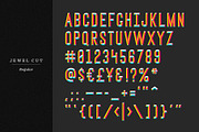 Jewel Cut - Color SVG OpenType Font, a Font by Philip Cheaney (Thumbnail 2 of 8)