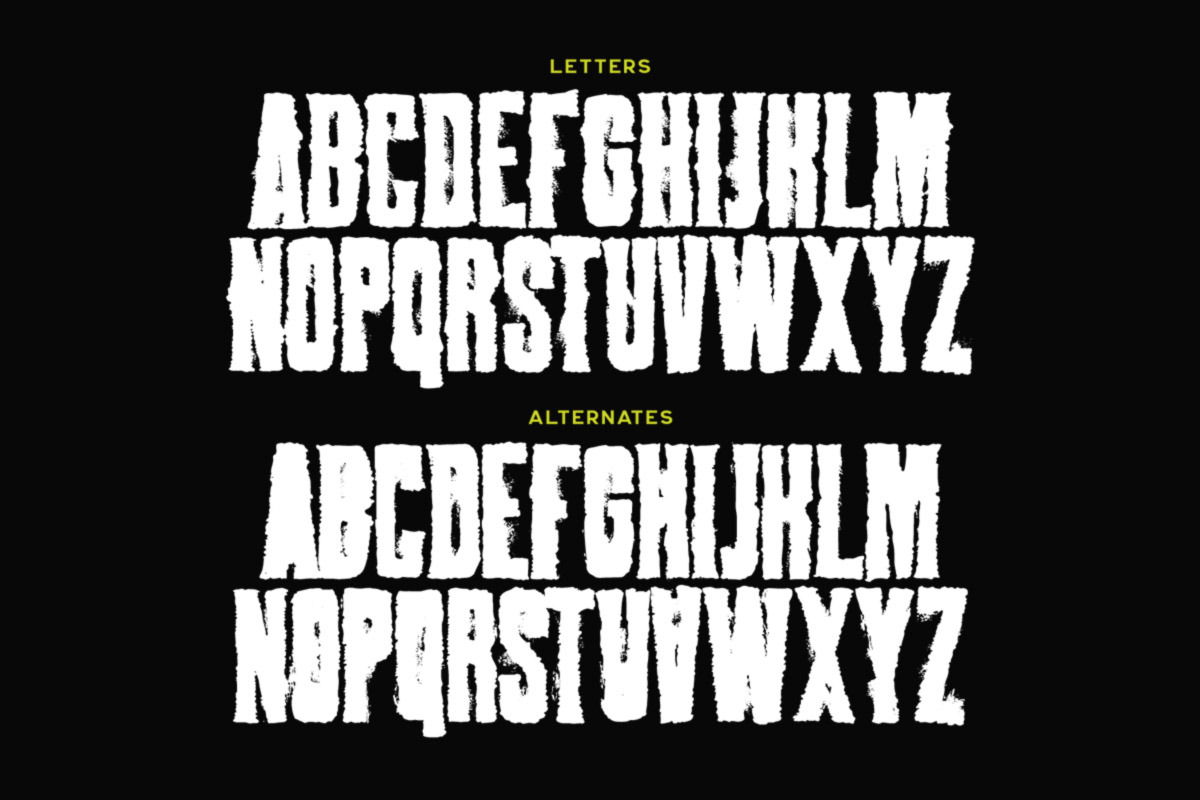 Atrophy Typeface, a Handwritten Font by Tugcu Design Co. (Photo 2 of 3)