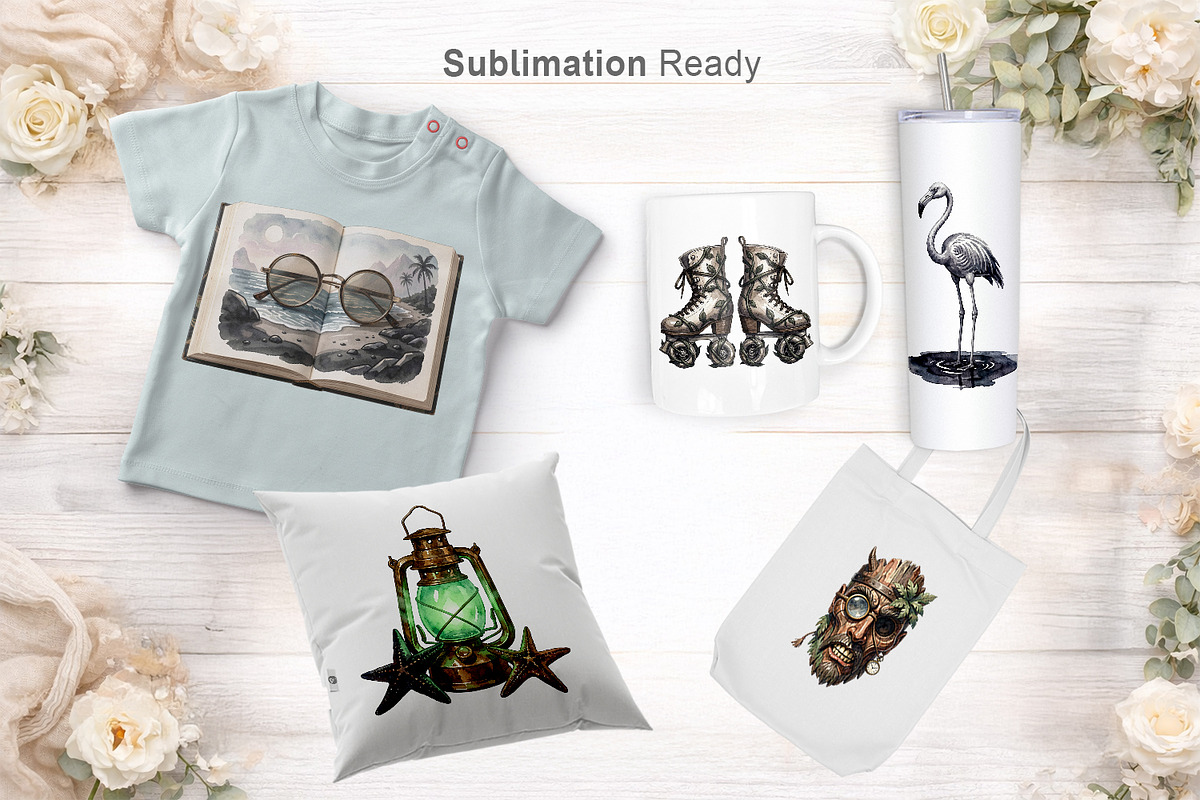 Tropical Goth Sublimation, an Illustration by Artnoy (Photo 7 of 8)
