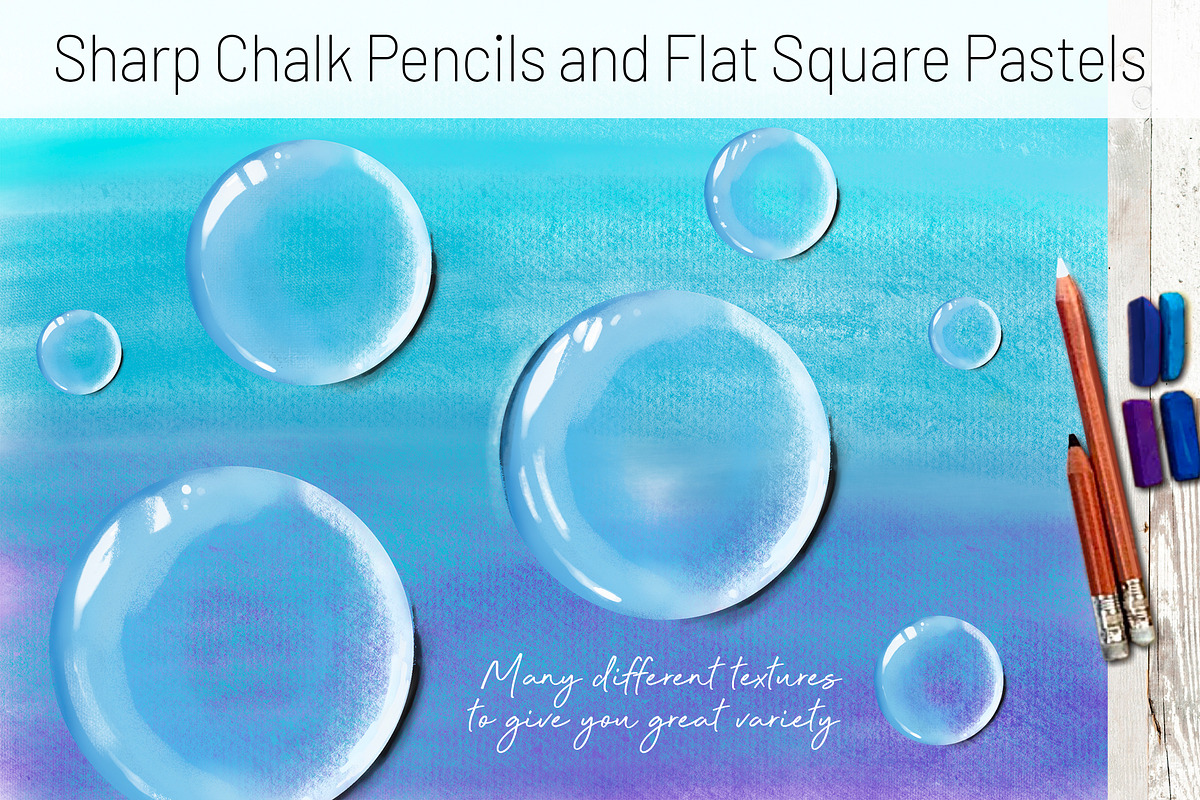 Pastel Mega Brush Set for Procreate, a Brushes & More by DeloresArt (Photo 8 of 12)