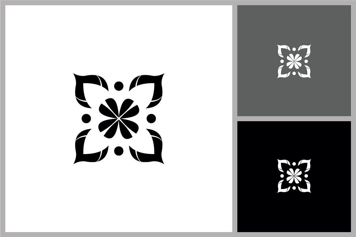 Decorative Floral Square Ornament, a Branding & Logo Template by quadrazo (Photo 2 of 2)