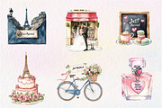 Parisian Just Married Clipart, an Illustration by CreationArt (Thumbnail 9 of 9)