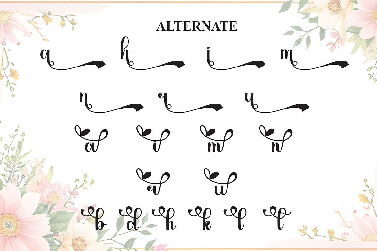 Andelucia | Script Font, a Handwritten Font by Scratchones (Photo 8 of 9)
