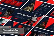 Fitness and Gym Presentation, a Presentation Template by SquidPixey (Thumbnail 1 of 6)