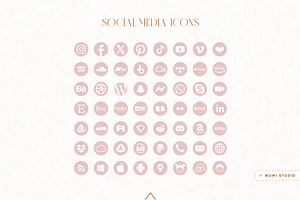 Social Media Icons, a Solid Icon by Wumi Studio