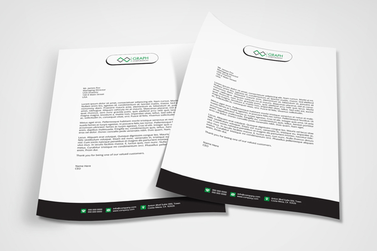 Letterhead, a Stationery Template by asimalikhan555 (Photo 3 of 6)