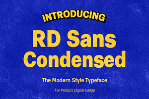 RDS Condensed - Modern Type