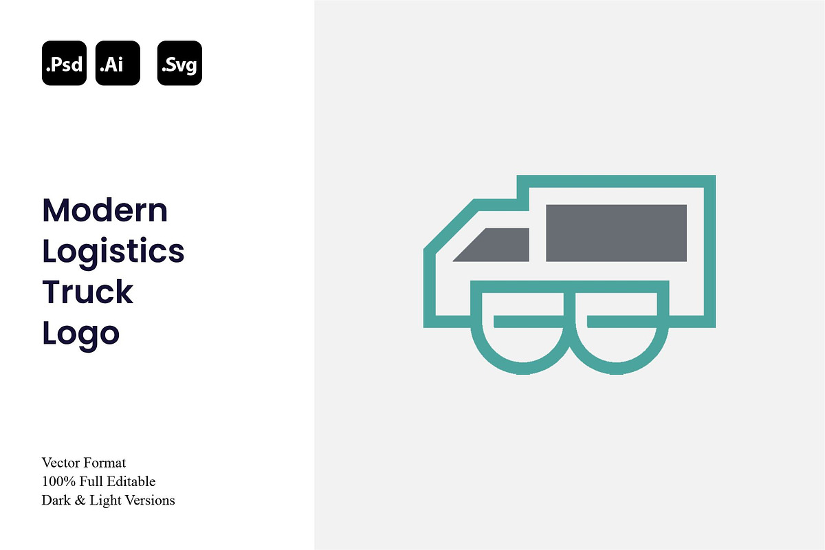 Modern Logistics Truck Logo, a Branding & Logo Template by Luxury Logos (Photo 1 of 4)