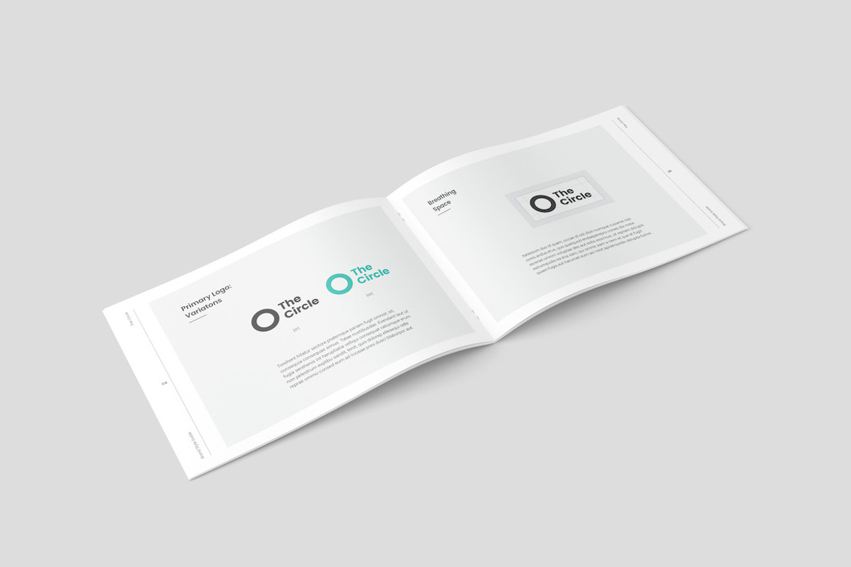 A5 Minimal Brand Style Guide, a Brochure Template by Meenom Templates (Photo 8 of 9)
