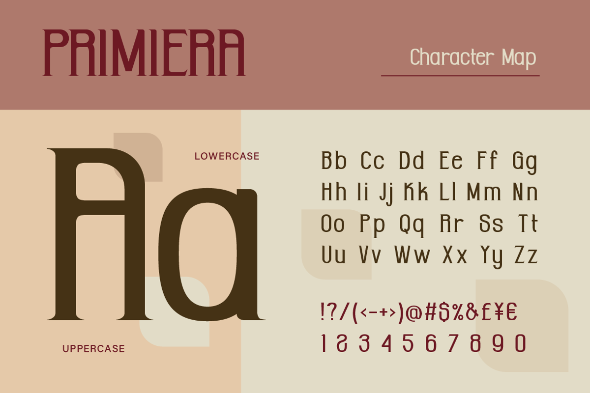 Primiera, a Sans Serif Font by Burntilldead (Photo 2 of 13)