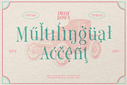 Lhont Down Typeface, a Serif Font by alit design (Thumbnail 11 of 15)