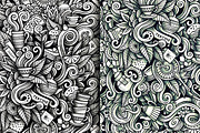 Tea Graphic Doodles Patterns, a Pattern Graphic by BALABOLKA (Thumbnail 4 of 6)