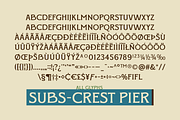 SFC Crest Pier - Duo Font + Extras, a Handwritten Font by Skilline Supply Co. (Thumbnail 14 of 15)