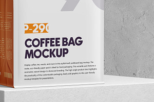 Coffee Pouch Bag Mockup