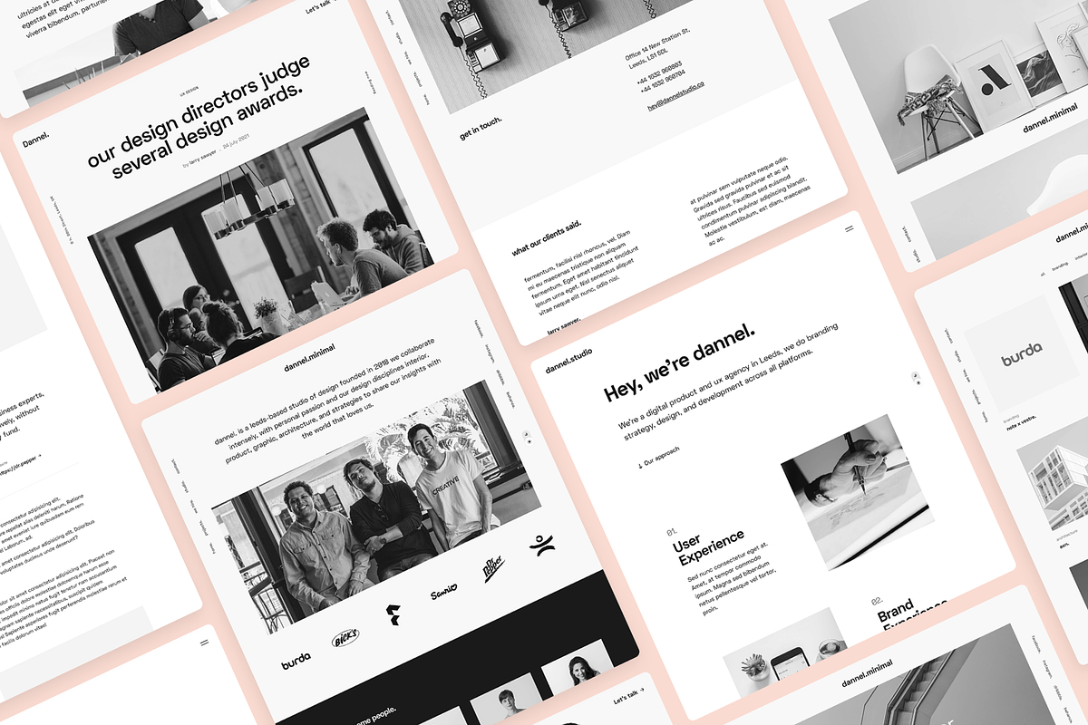 Dannel - Agency Portfolio Template, a HTML Template by UniStudio (Photo 2 of 6)