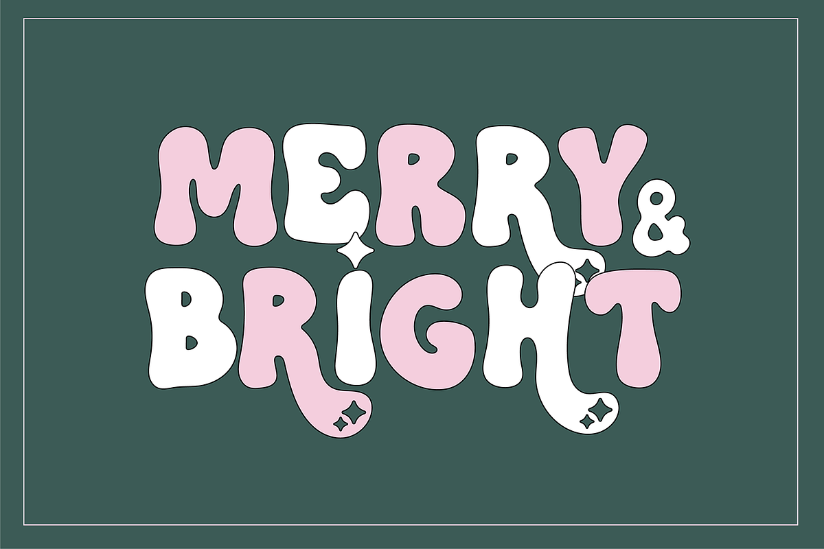 RETRO CHRISTMAS FONT BUNDLE V1, a Handwritten Font by Blush Font Co. (Photo 3 of 10)
