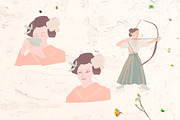 Vector Geisha Art, a Person Illustration by Lucyinyourheart (Thumbnail 4 of 6)