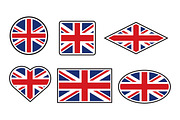 United Kingdom Flag Set, a Duotone Icon by Saba Vector (Thumbnail 1 of 3)